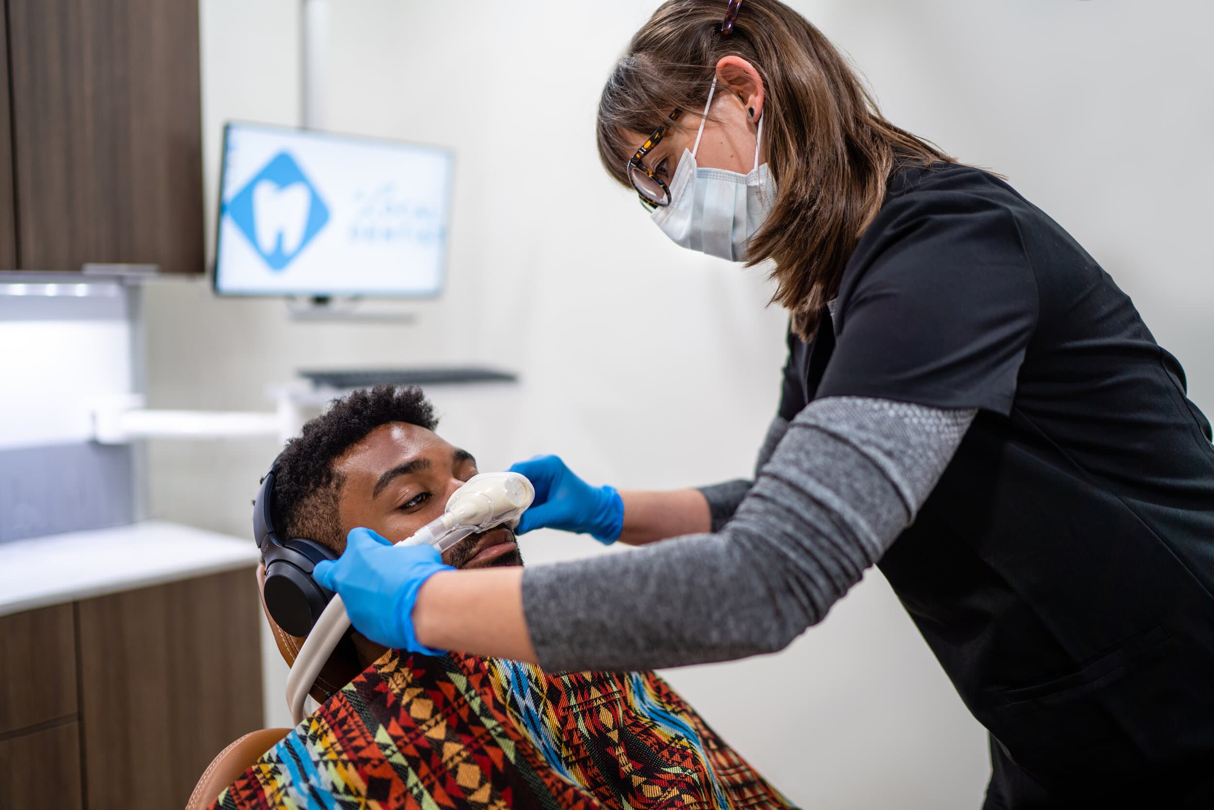 Comfortable dental office aesthetic